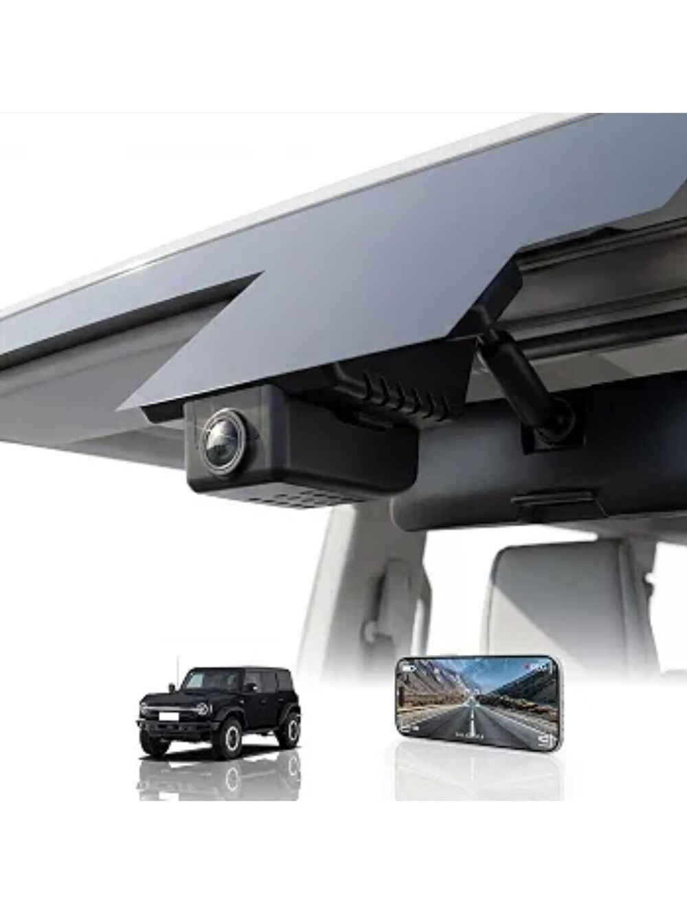 Ford Bronco 2021-2024 4K Hidden Dash Cam 5.8GHz WiFi 64GB Card